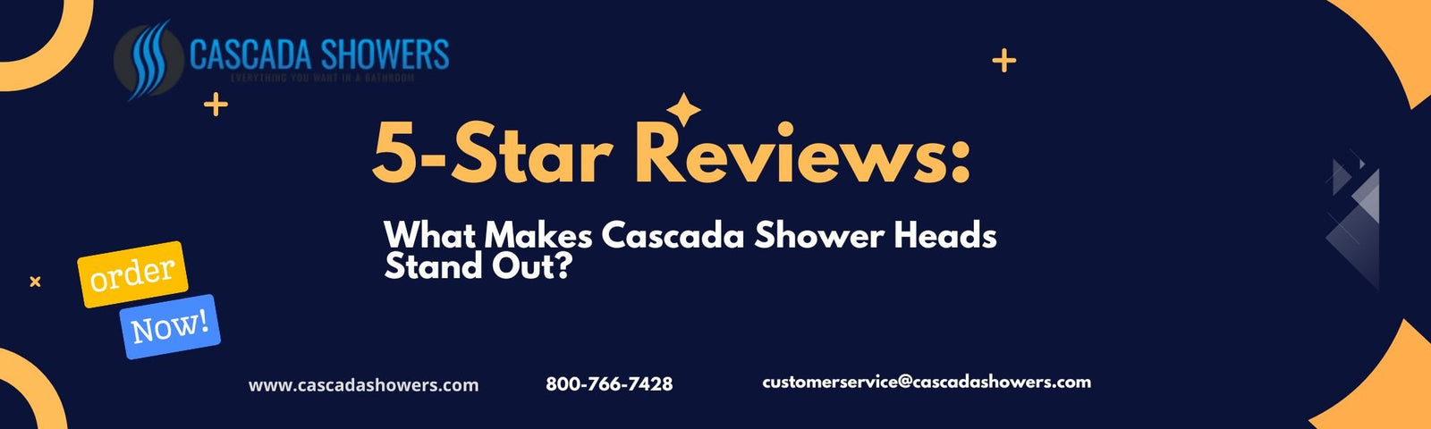 5-Star Reviews What Makes Cascada Shower Heads Stand Out