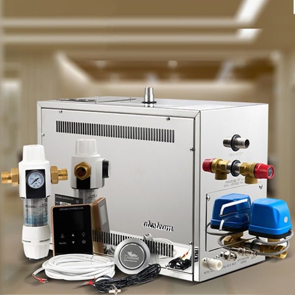 Cascada Stainless Steel Steam Bath Shower Generator - Cascada Showers