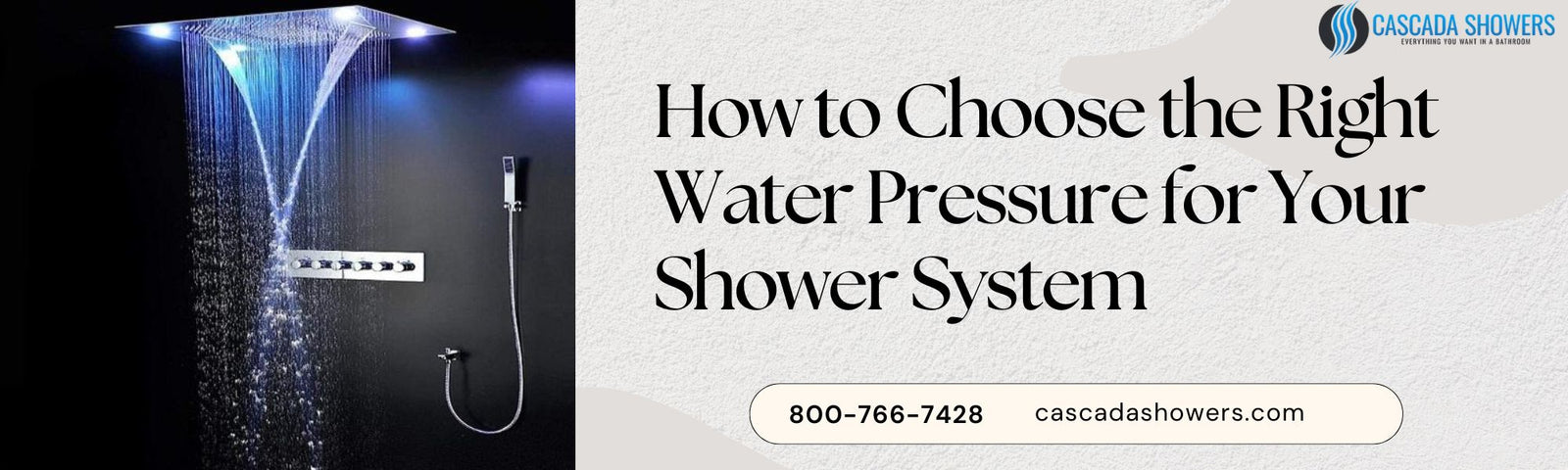 How to Choose the Right Water Pressure for Your Shower System
