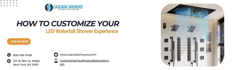 How to Customize Your LED Waterfall Shower Experience