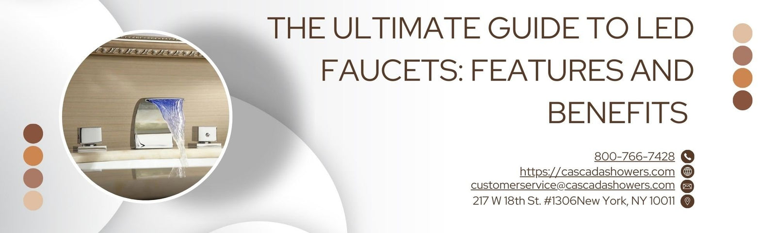 The Ultimate Guide to LED Faucets: Features and Benefits - Cascada Showers