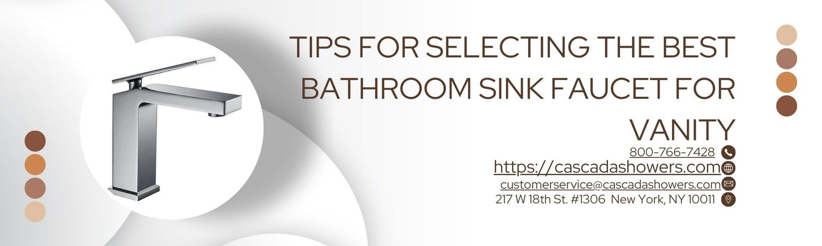 Tips for Selecting the Best Bathroom Sink Faucet for Vanity - Cascada Showers