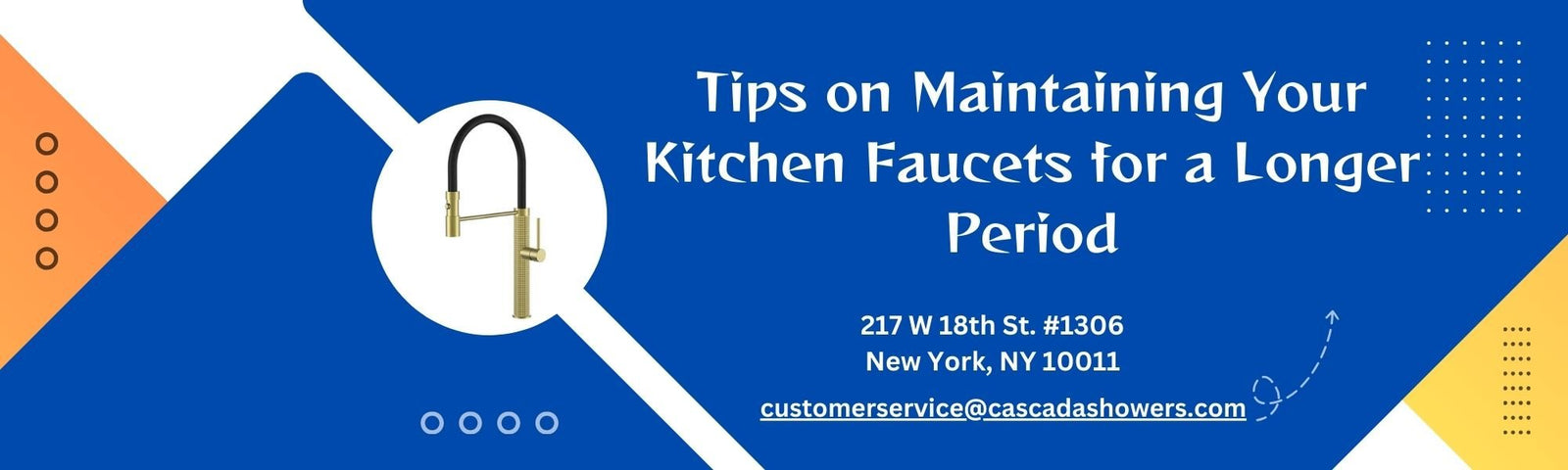 Tips on Maintaining Your Kitchen Faucets for a Longer Period - Cascada Showers