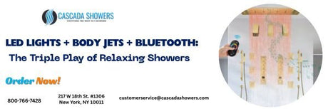 LED Lights + Body Jets + Bluetooth: The Triple Play of Relaxing Showers