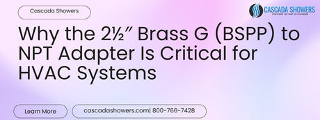 Why the 2½″ Brass G (BSPP) to NPT Adapter Is Critical for HVAC Systems