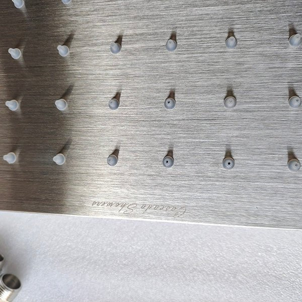 20"x40" Ceiling Mount Rainfall LED Shower Head, include Shower Arm