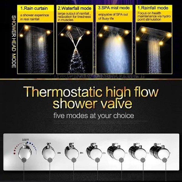 rain water shower head