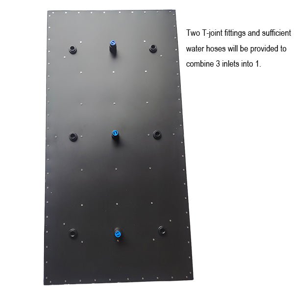 24"x48" Rainfall LED Shower Head