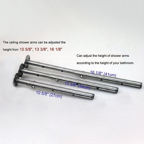 24"x48" Rainfall LED Shower Head - Cascada Showers