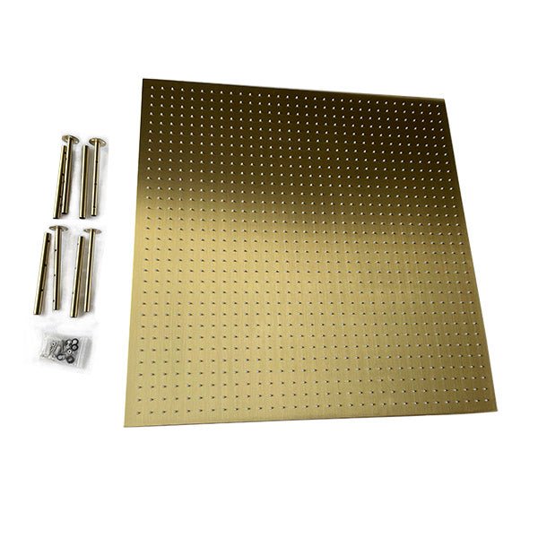 31" Stainless Steel Luxury Square LED Rain Bathroom Shower Head