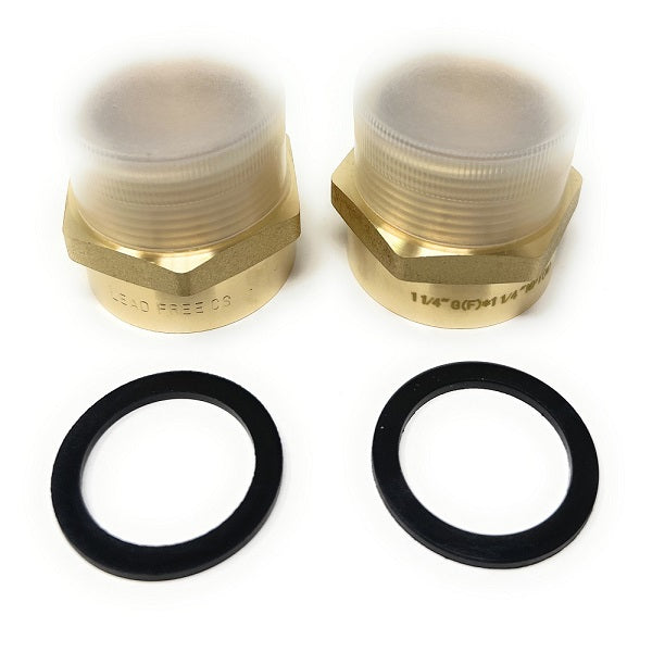 Lead-Free G Thread (British BSPP) Female to NPT Male Pipe Fitting Adapter - 1/4" - 4"