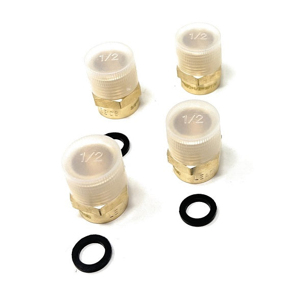 Lead-Free G Thread (British BSPP) Female to NPT Male Pipe Fitting Adapter - 1/4" - 4"