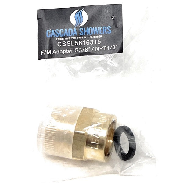 Lead-Free G Thread (British BSPP) Female to NPT Male Pipe Fitting Adapter - 1/4" - 4"