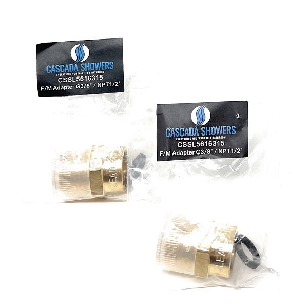 Lead-Free G Thread (British BSPP) Female to NPT Male Pipe Fitting Adapter - 1/4" - 4"