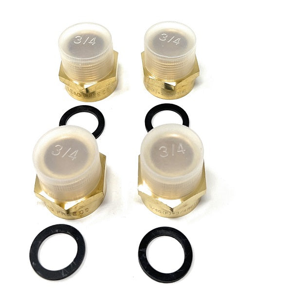 Lead-Free G Thread (British BSPP) Female to NPT Male Pipe Fitting Adapter - 1/4" - 4"