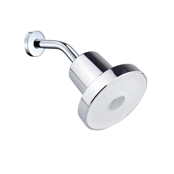 Front view of Cascada 5.5" Chrome Filtered Rainfall Showerhead