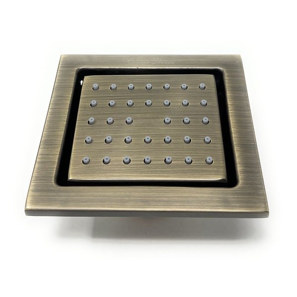 Cascada 4" Square (34-Nozzle) Body Spray Jet Shower