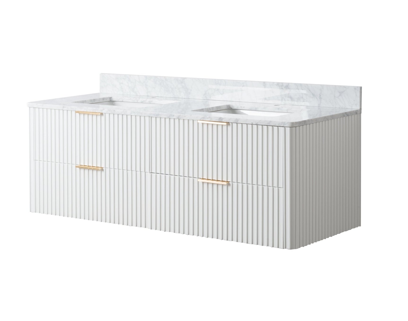 Cascada 60" Wall Mount Modern Bathroom Floating Vanity