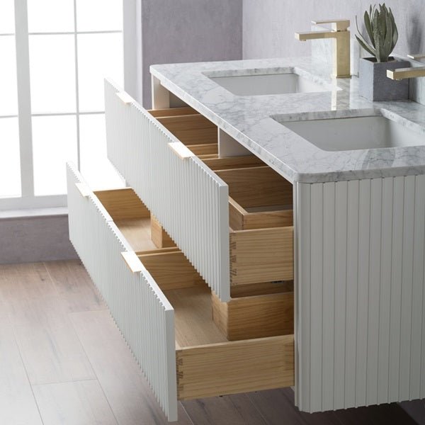 Cascada 60" Wall Mount Modern Bathroom Floating Vanity