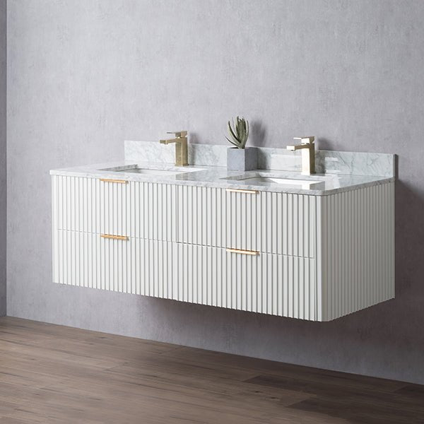 Cascada 60" Wall Mount Modern Bathroom Floating Vanity