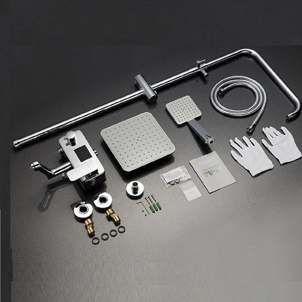 Cascada Allure 8" Digital Shower Faucet System Chrome Finish - Cascada Showers