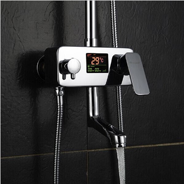 Cascada Allure 8" Digital Shower Faucet System Chrome Finish - Cascada Showers