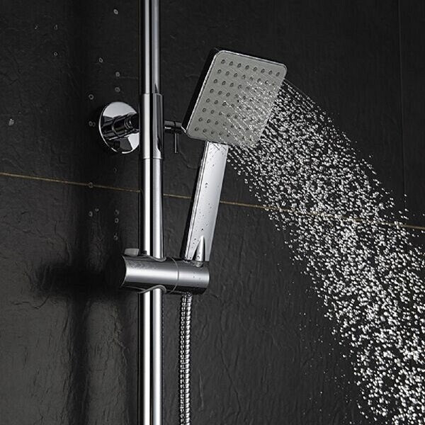 Cascada Allure 8" Digital Shower Faucet System Chrome Finish - Cascada Showers