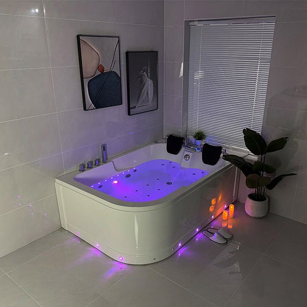 Cascada Amalfi Smart Hotel Grade Jacuzzi Bathtub LED Music Whirlpool Shower Tub