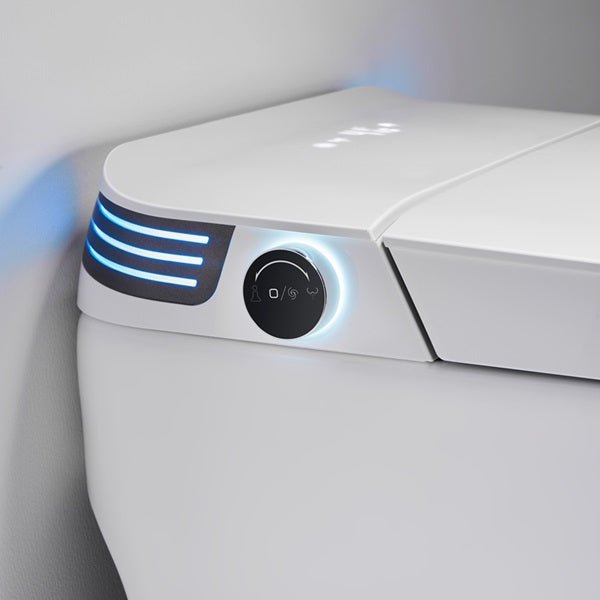 Cascada Annecy white smart toilet with ambient lighting and built-in water tank modern one-piece design