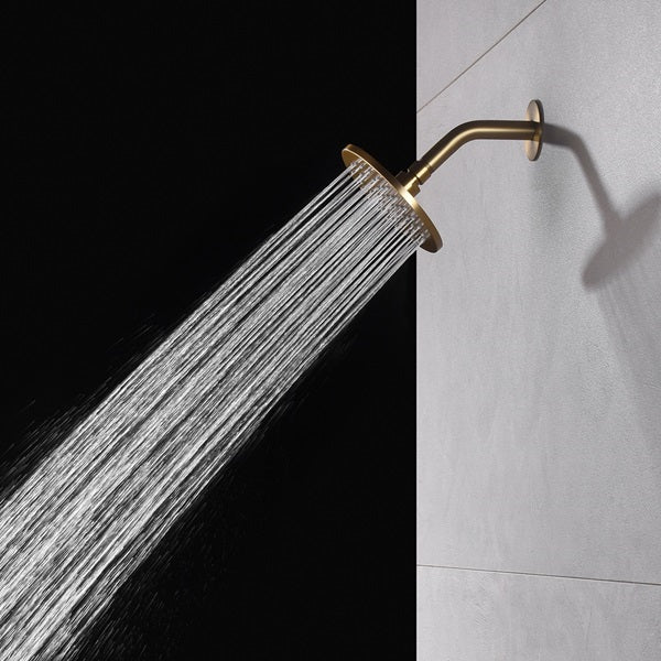Cascada Bilbao 16" Brushed Gold Dual Shower Head System - Cascada Showers