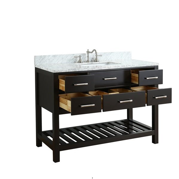 Cascada California 48" Freestanding Single Bathroom Vanity – Modern Design with Storage