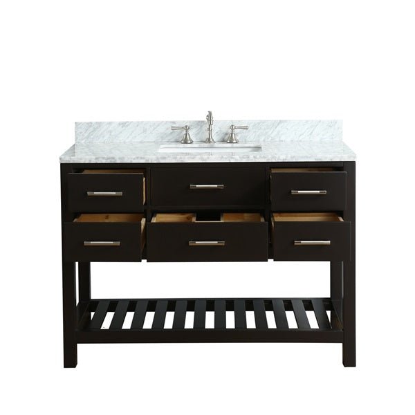 Cascada California 48" Freestanding Single Bathroom Vanity – Modern Design with Storage