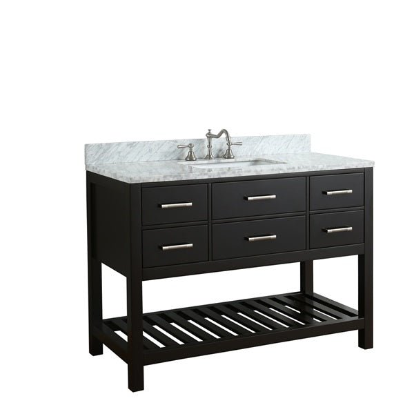 Cascada California 48" Freestanding Single Bathroom Vanity – Modern Design with Storage