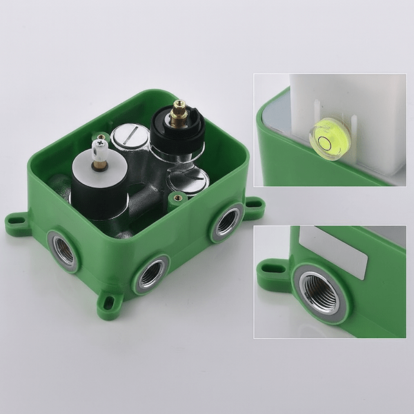 Cascada Firenze 10 Inch Dual Handle Shower System with 2-Function Spray (Rainfall & Handheld) - Cascada Showers