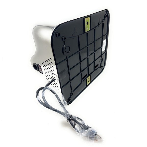 Cascada hand dryer installed near sink in public restroom