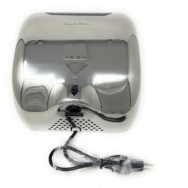 Cascada hand dryer in use with touchless sensor activation