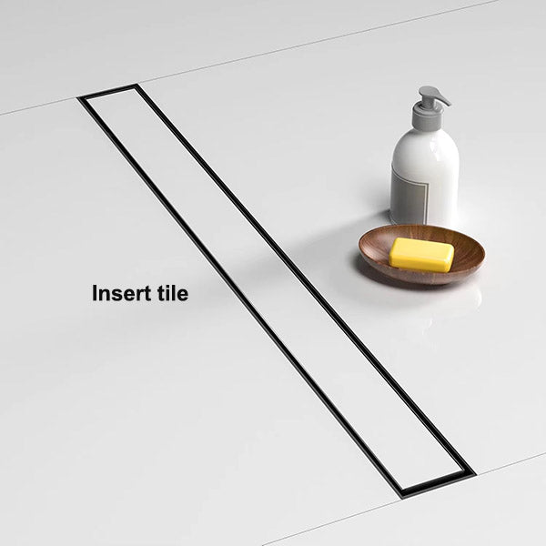 Cascada Linear Shower Drain 304 Stainless Steel Tile Insert Drain Fast Drainage