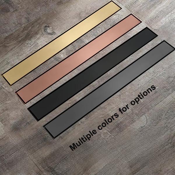 Cascada Linear Shower Drain 304 Stainless Steel Tile Insert Drain Fast Drainage