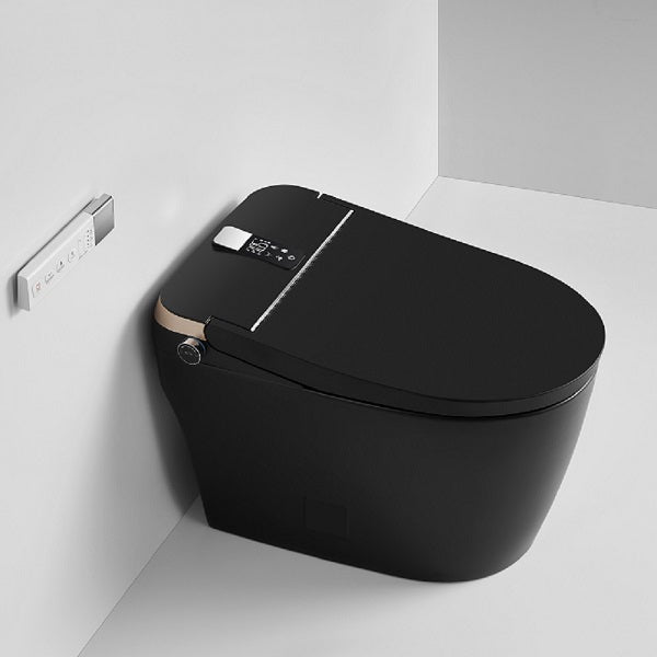 Cascada Milano smart toilet rear view with jet siphon flushing system and power connection