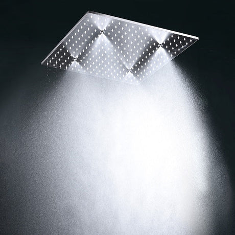 Cascada Napoli LED Shower System: Rainfall, Spa Mist, Thermostatic Control - Cascada Showers