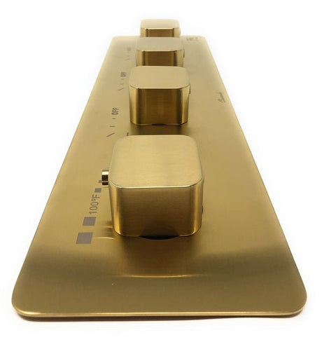 Cascada Napoli LED Shower System: Rainfall, Spa Mist, Thermostatic Control - Cascada Showers
