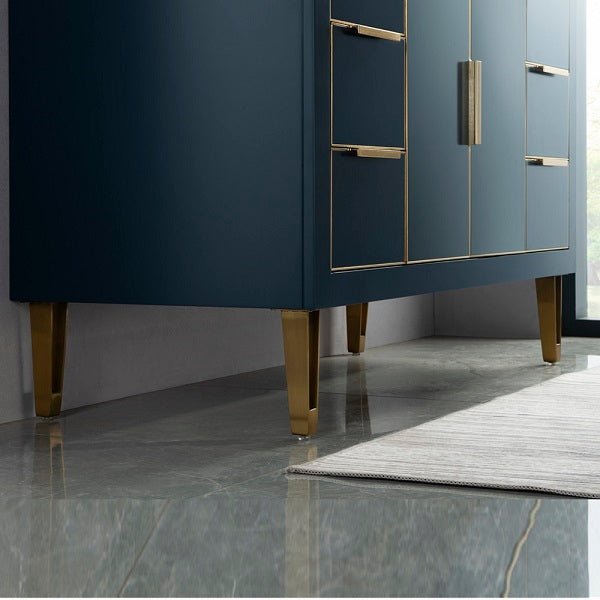 Cascada New York 48" Single Bathroom Vanity Freestanding Wood Vanity With Marble Top