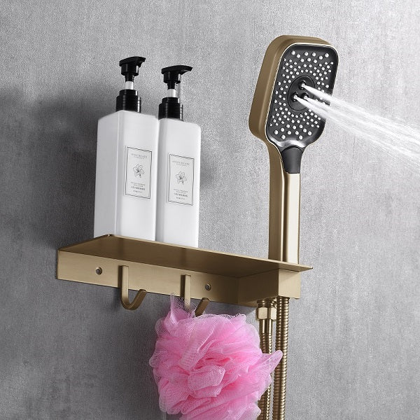 Cascada Pompeii 12" Brushed Gold Shower Set - Cascada Showers