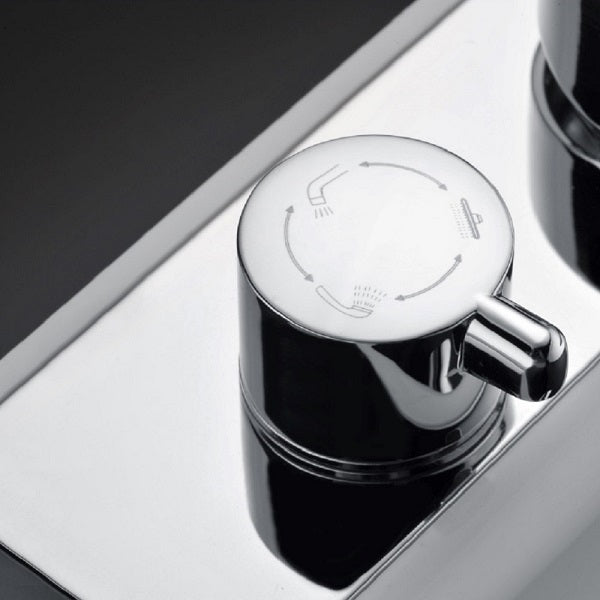 Cascada Serena 8" Digital Shower Faucet Set Chrome Finish - Cascada Showers