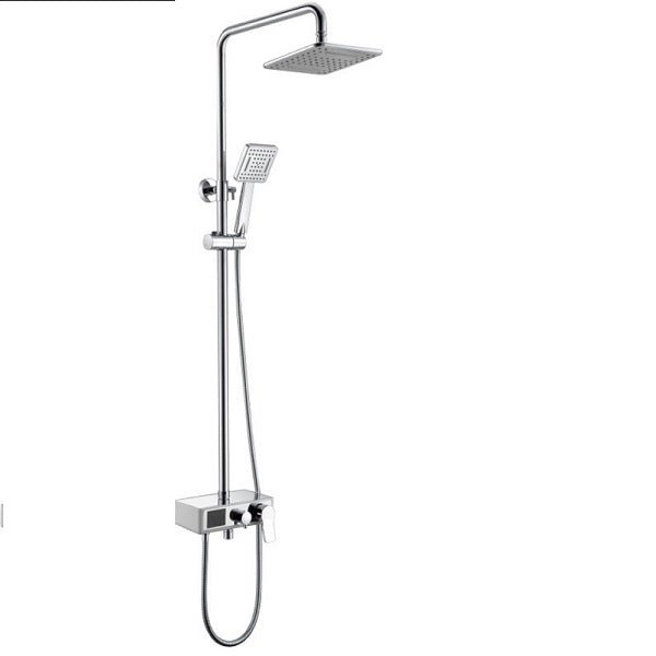 Cascada Serena 8" Digital Shower Faucet Set Chrome Finish - Cascada Showers