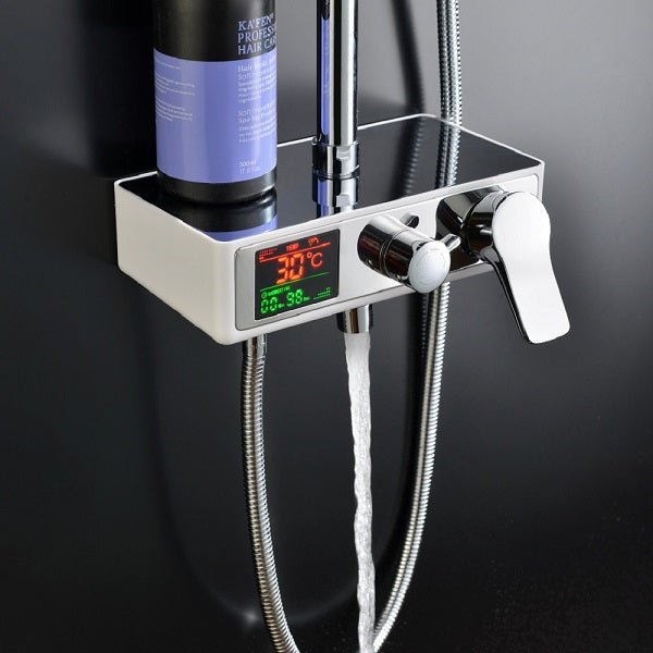 Cascada Serena 8" Digital Shower Faucet Set Chrome Finish - Cascada Showers