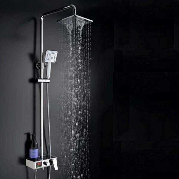 Cascada Serena 8" Digital Shower Faucet Set Chrome Finish - Cascada Showers