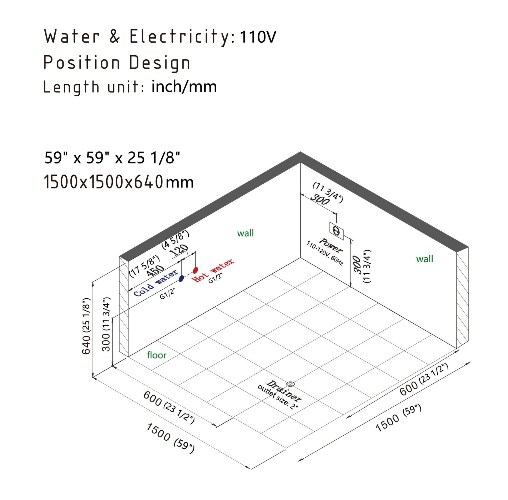 Cascada Venice Luxury Freestanding Acrylic Whirlpool Bathtub Spa LED Air Jets