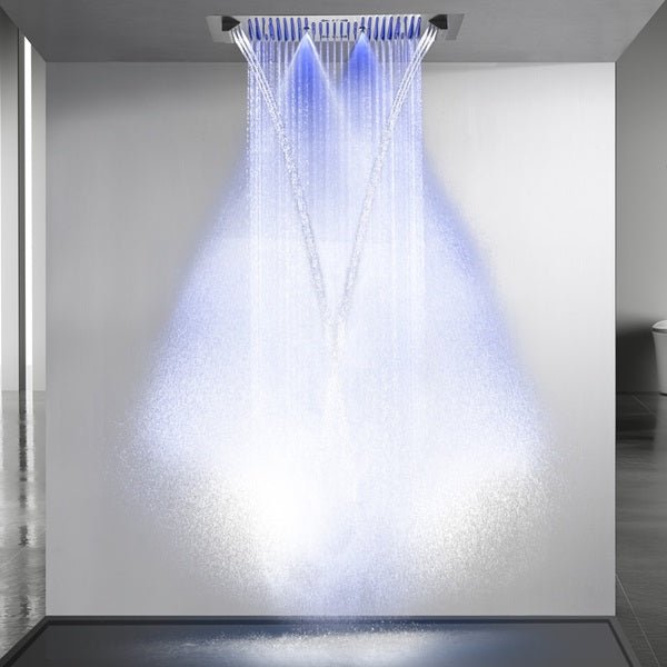 Cascada Verona 16"x36" Music LED Digital Shower System - Cascada Showers