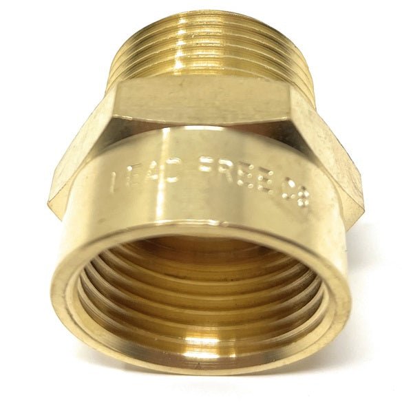 NPT male brass adapter for BSPP water fittings